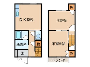 パークハイムⅣの物件間取画像